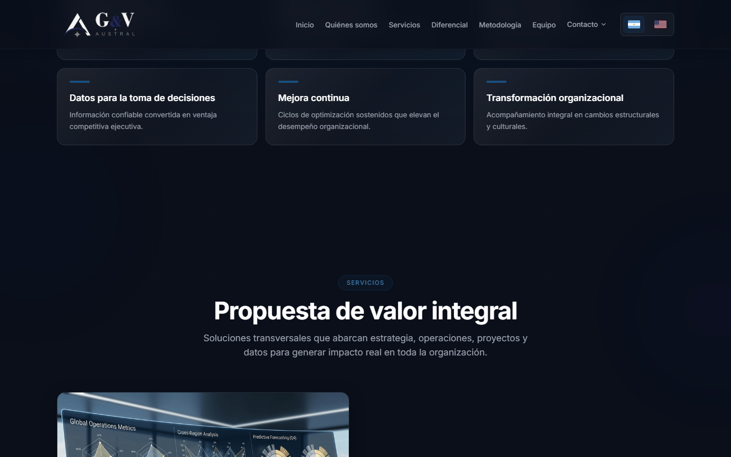 Seccion nosotros / diferencial