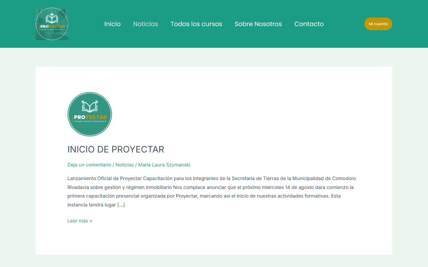 Pagina de noticias
